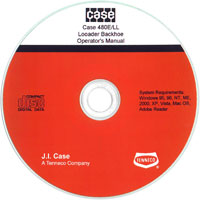 Case 480E,480E LL Loader Backhoe Operator's Manual