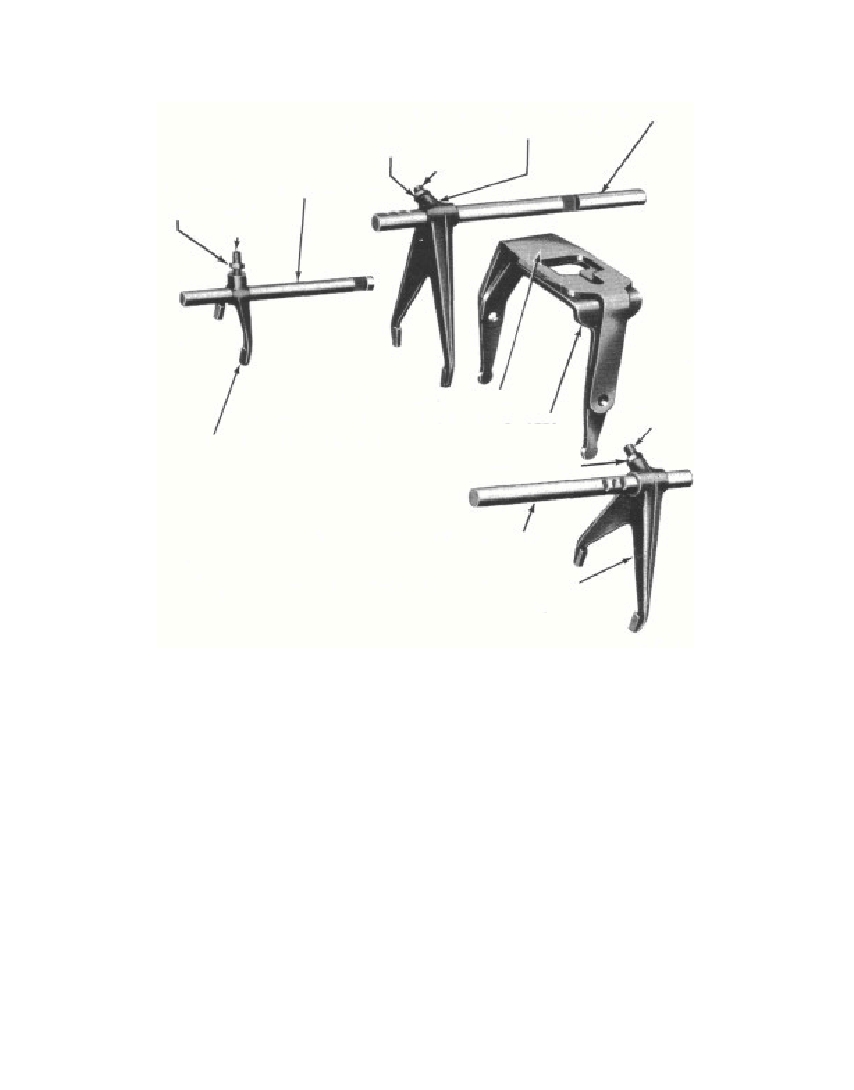 Shift Rails And Forks Ford 2N, 8N, 9N Service Manual Page 68