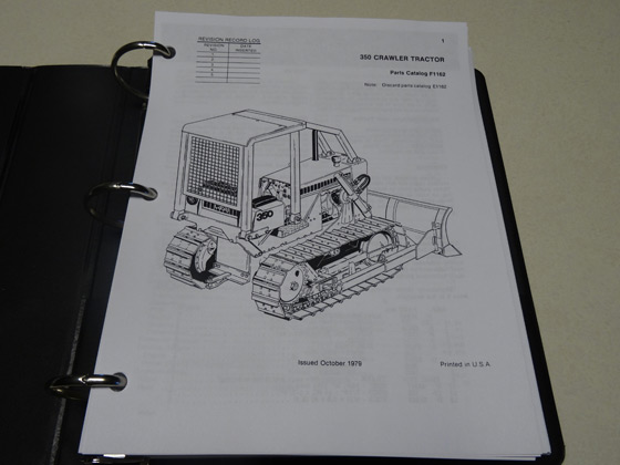Case 350 Crawler Dozer Bulldozer Parts Catalog, Manual, List, Book, NEW