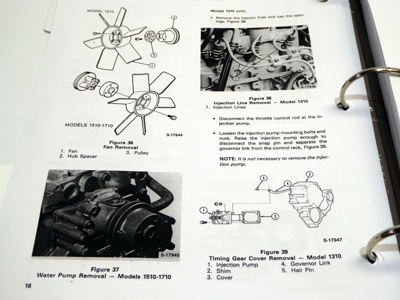 Ford 1310, 1510, 1710 Tractor Service Manual Repair Shop Book NEW w